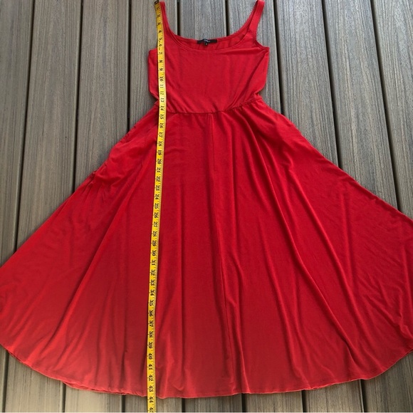 Quince Vibrant Red Fit & Flare Dress Size S - Picture 6 of 9